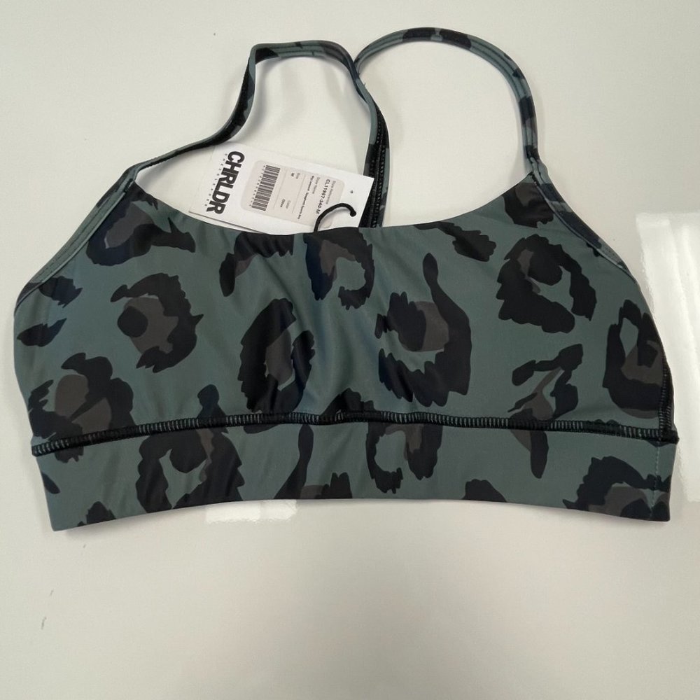CHRLDR - Big Leopard - Spaghetti Sports Bra